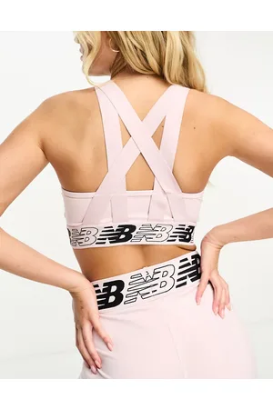 New Balance Relentless - Reggiseno sportivo chiaro