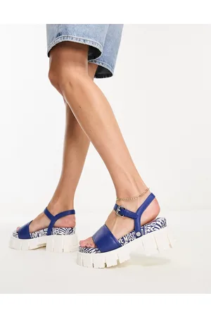 Moschino Sandali scuro con suola spessa