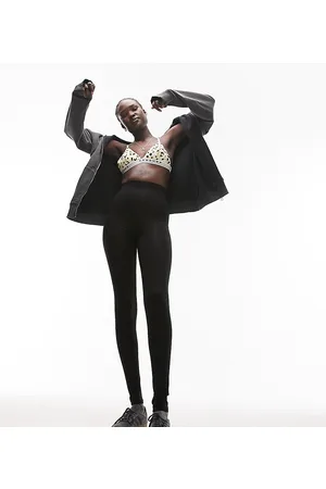 Topshop Leggings a vita alta neri