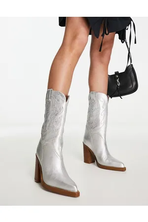 Bronx Mya-Mae - Stivali stile western con tacco medio in pelle