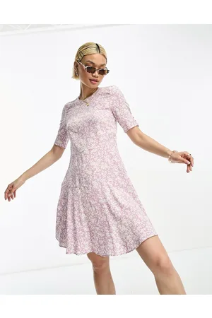 & OTHER STORIES Vestito skater corto lilla a fiori