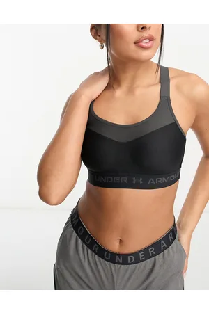 Under Armour Reggiseno sportivo a supporto elevato con incrocio sul retro