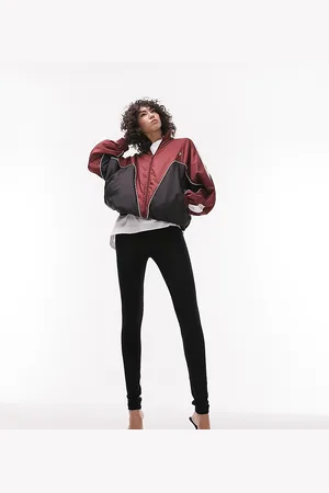 Topshop Leggings a vita alta neri