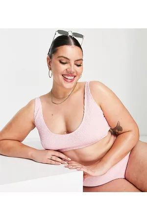 Peek & Beau Esclusiva - Crop top bikini mix and match stropicciato