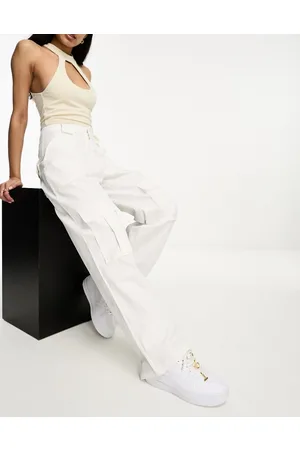Missyempire Pantaloni cargo bianchi