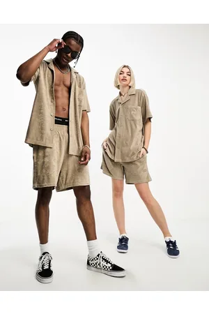 Dickies In esclusiva per ASOS - - Oak Grove - Camicia a maniche corte unisex in spugna sabbia resort