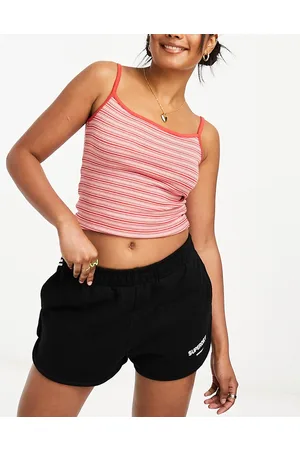 Superdry Code Core Sport - Pantaloncini felpati sportivi neri