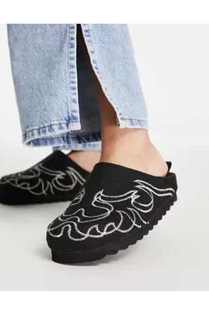 Bronx Sin-Tio - Sabot stile western neri
