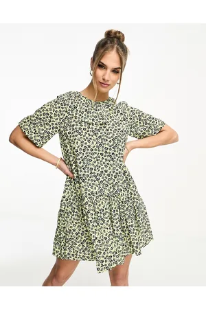 Whistles Vestito midi con stampa di ranuncoli