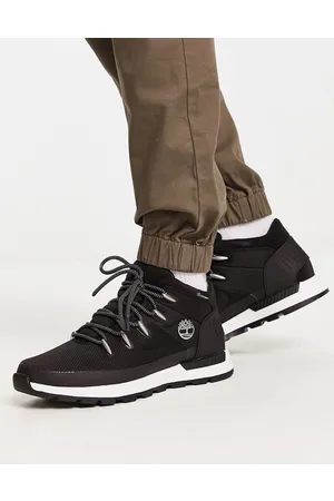 Timberland Sprint - Stivaletti da trekking in rete neri con logo bianco