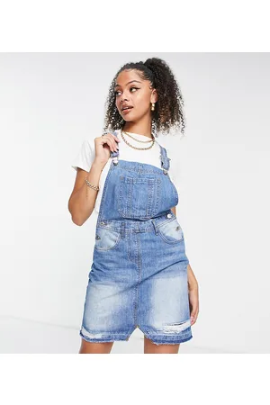 Parisian Vestito salopette di jeans azzurro