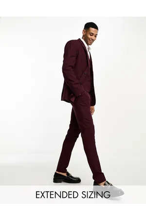 ASOS Giacca skinny da abito bordeaux