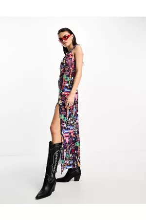 Easy Tiger Desert Disco - Vestito in rete con spalline sottili