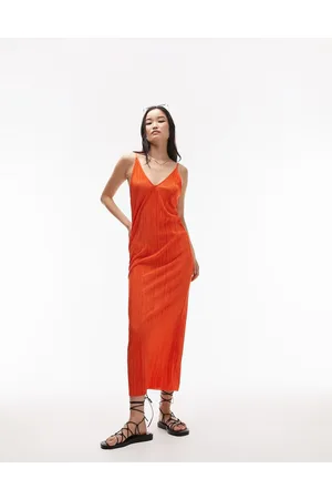Topshop Vestito sottoveste midi plissé