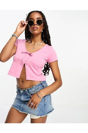 Hollister Crop top allacciato sul davanti