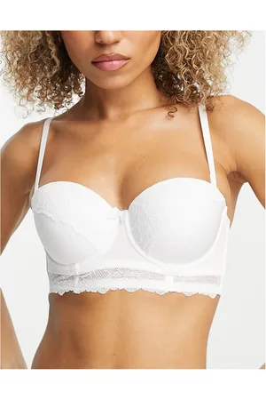 Dorina Colette - Reggiseno taglio lungo con spalline multiposizione in pizzo