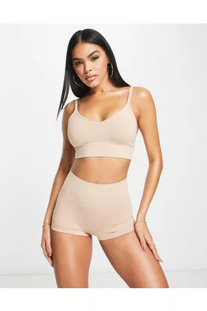 Spanx Pantaloncini modellanti beige senza cuciture