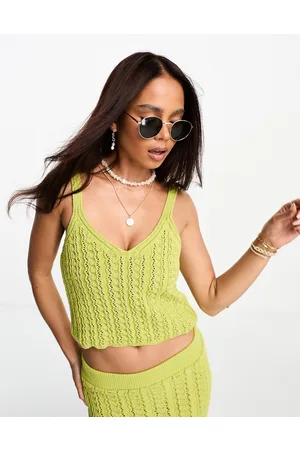 ASOS Crop top in maglia all