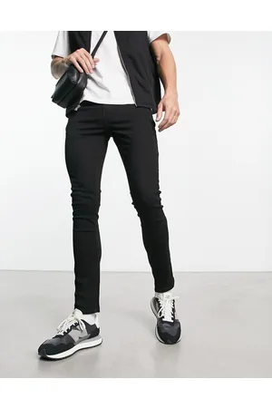 Bolongaro Jeans neri super skinny
