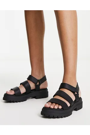 Timberland London Vibe - Sandali in pelle pieno fiore nero