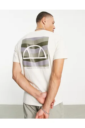Ellesse Sestra - T-shirt sporco con stampa sul retro