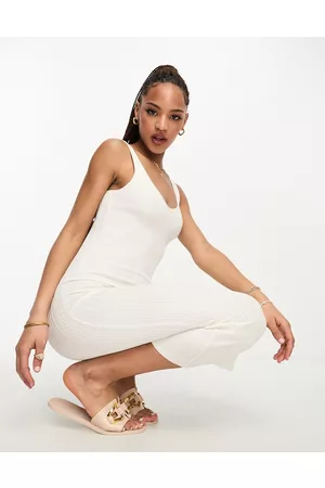 Pieces® Vestito lungo in maglia con scollo a V