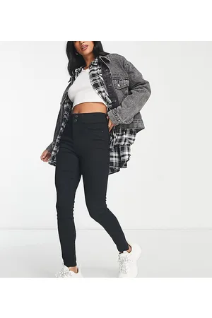 New Look Jeans skinny neri a vita alta