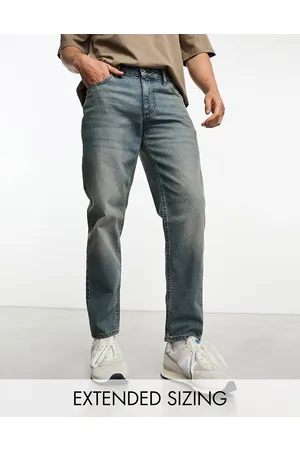 ASOS Jeans classici rigidi tintura vintage chiara