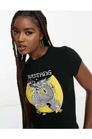 ASOS Body nero con grafica "Wu Tang Clan" su licenza