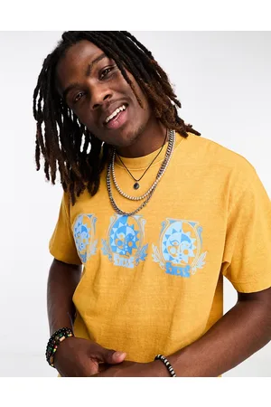 Huf Sun God - T-shirt slavato con stampa sul petto