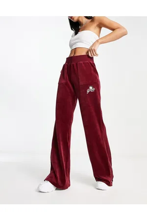 Guess X Betty Boop - Pantaloni rossi in velour in coordinato