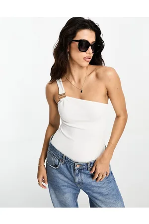 ASOS Body monospalla con finiture in metallo