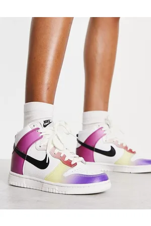 Nike Dunk - Sneakers alte bianche multicolore