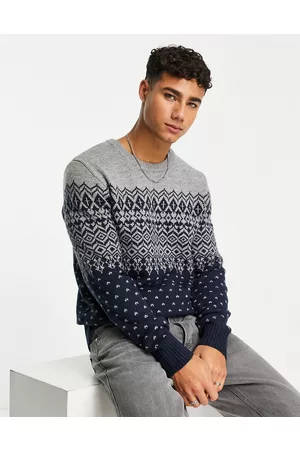 Aeropostale Maglione con stampa grigia