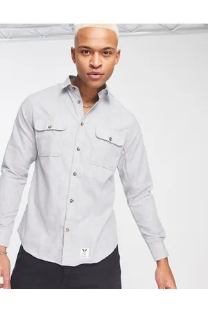 Fat Moose Camicia in flanella grigia