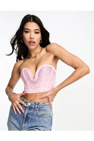 Wild Lovers Louisa - Corsetto con strass stile festival