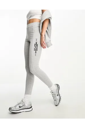 The Couture Club Leggings grigi con logo