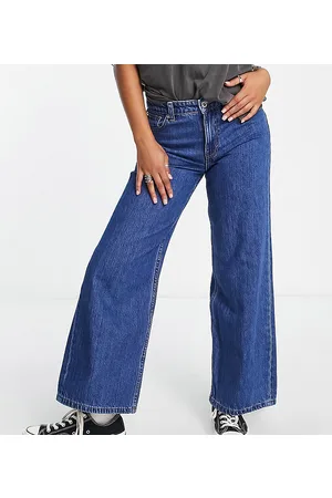 ONLY Chris - Jeans con fondo ampio a vita bassa medio