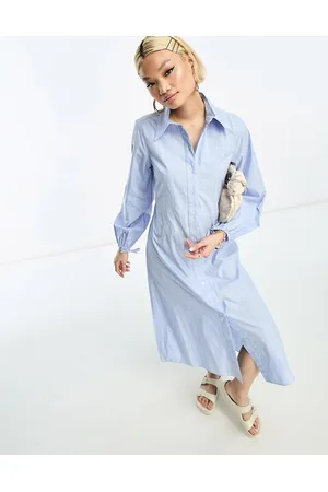 & OTHER STORIES Vestito camicia midi a righe