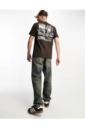 The Hundreds Moving Forward - T-shirt marrone con stampe