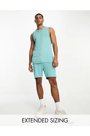 ASOS Pantaloncini in maglia di cotone di medio peso