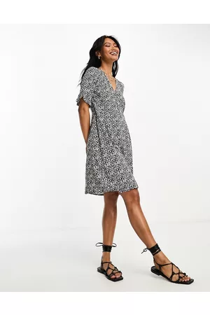 Y.A.S Vestito midi in rete nera