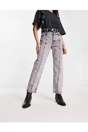 Bolongaro Madona - Jeans a vita alta grigi