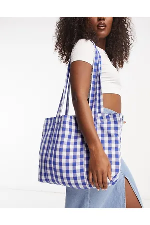My Accessories London - Borsa shopping a quadretti