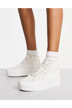 Vans SK8-Hi - Sneakers affusolate con suola rialzata e tomaia in maglia