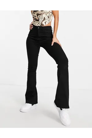 Noisy May Sallie - Jeans a zampa a vita alta neri