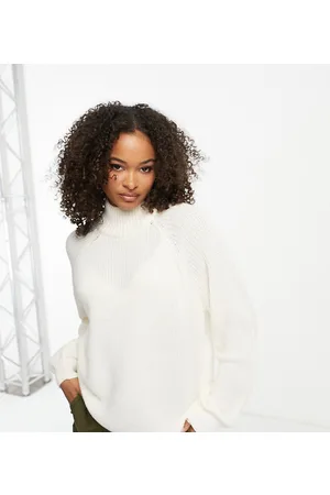 Noisy May Maglione con collo alto crema