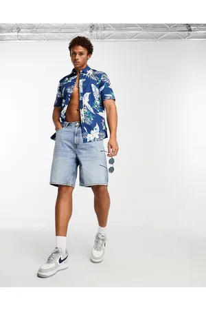 Only & Sons Camicia a maniche corte con stampa di palme, colore