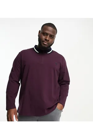 Grey Hawk Plus - Polo a maniche lunghe bordeaux