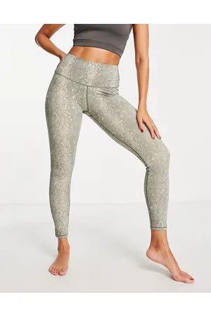Varley Luna - Leggings oliva effetto rettile